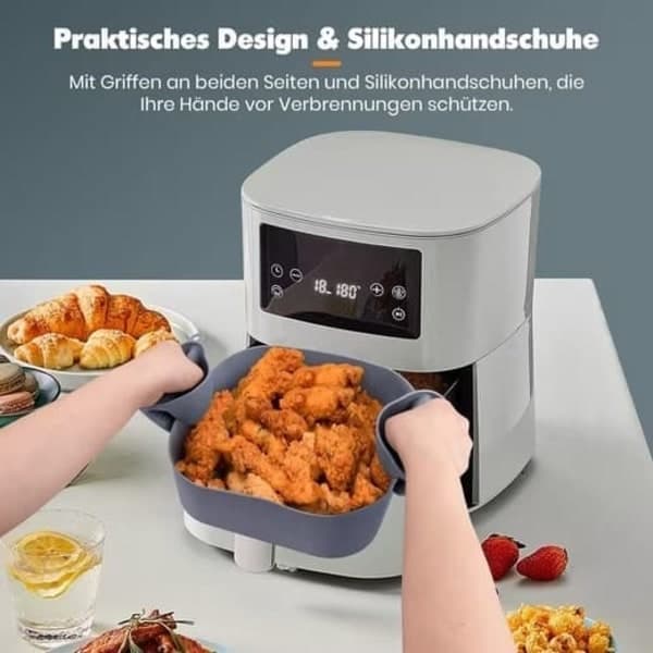 Genanvendelig silikoneform, specialform til airfryer_ryy