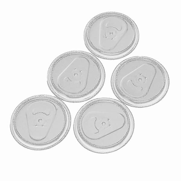 10 st Plastburkar Dryckesflaskor Förseglade Burk Mjölk Te Juice 500ml Burk Med Lock