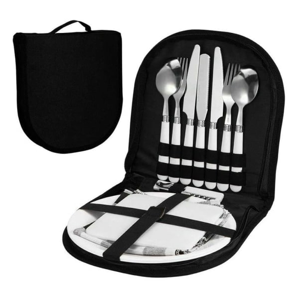 Bärbart silverbestick picknickset, resepicknick
