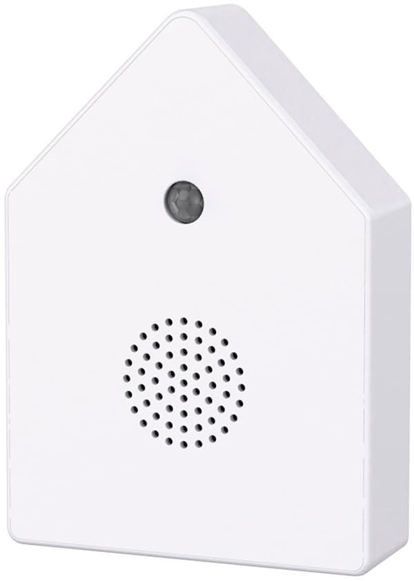 Fågelljudlåda med rörelsesensor och justerbar volym för badrum, kontor, hall, avkoppling, brun, 2-pack