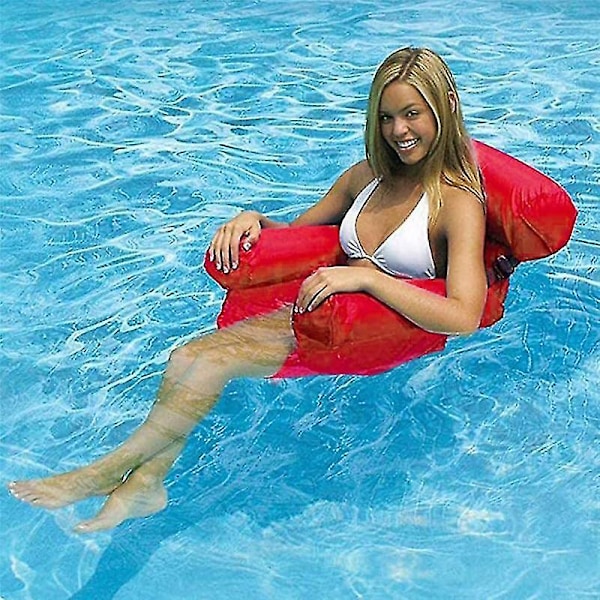 Pink Sommer Sammenfoldelig Flydende Række Svømmepøl Vand Hængekøje Luftmadrasser Lounger_ufo