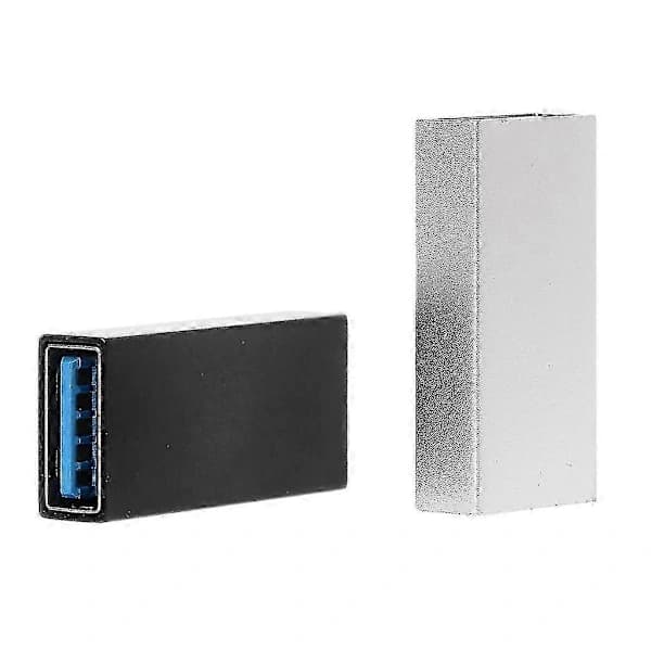 USB 3.0 Naaras-Naaras Liitin Tyyppi A Jatkoadapteri Musta