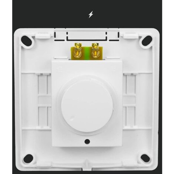 #QD# Takfläktkontroll - 220V 10A väggströmbrytare för 15-300W dimmer - Typ 86