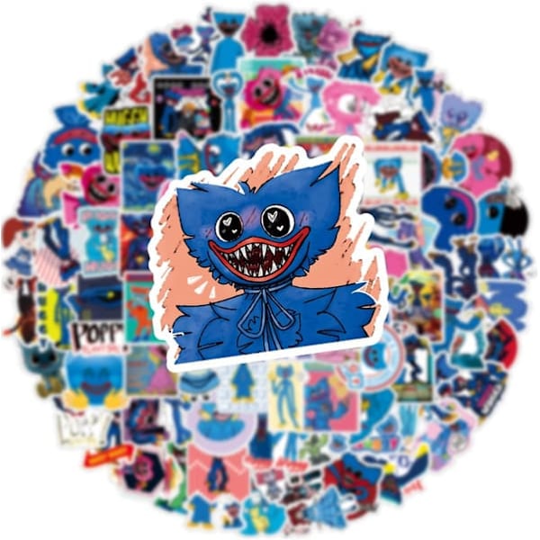 100 stk Poppy Playtime klistremerker stickers_qq