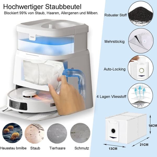 Reservedeler for Ecovacs Deebot T30 Omni, T30 Pro Omni, T30 Max