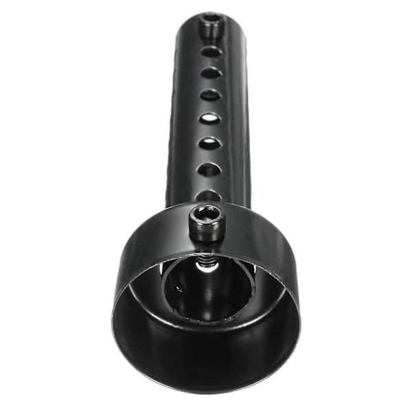 2x Universal Motorcykel Udstødningsrør Lyddæmper Killer Silencer 48mm Sort