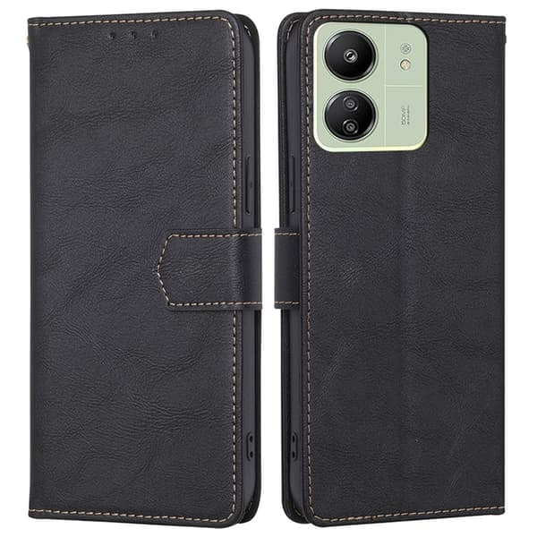 \"QD\" Pung Etui Cover Skal til Xiaomi Redmi 13C