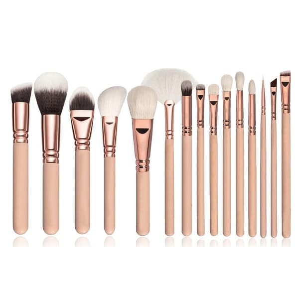 15 stk. Professionelle makeupbørster_qq