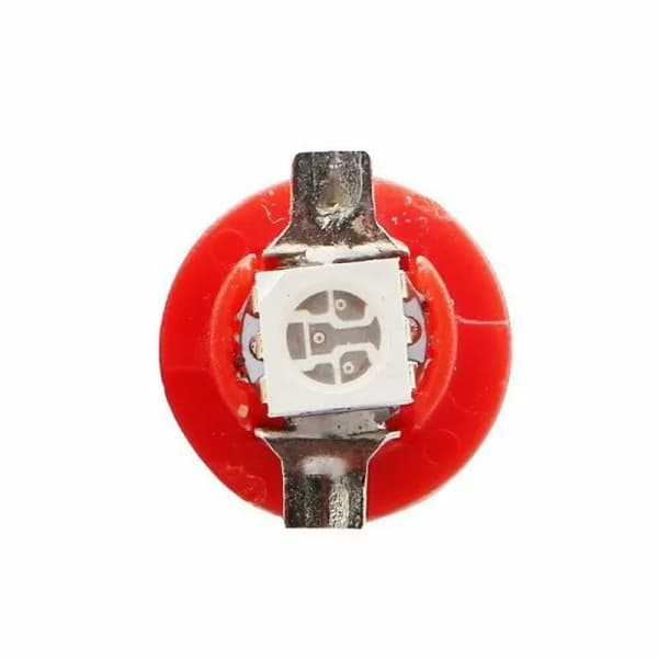 10x T5 B8.5D 5050 SMD bilinstrumentpanel Instrument LED-lys Røde tilbehør