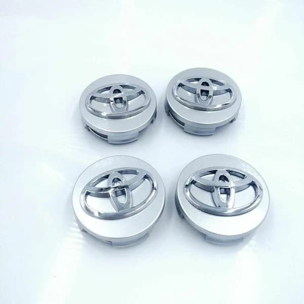 Toyota 4 62 mm Hjulkapsel til Sort Logo