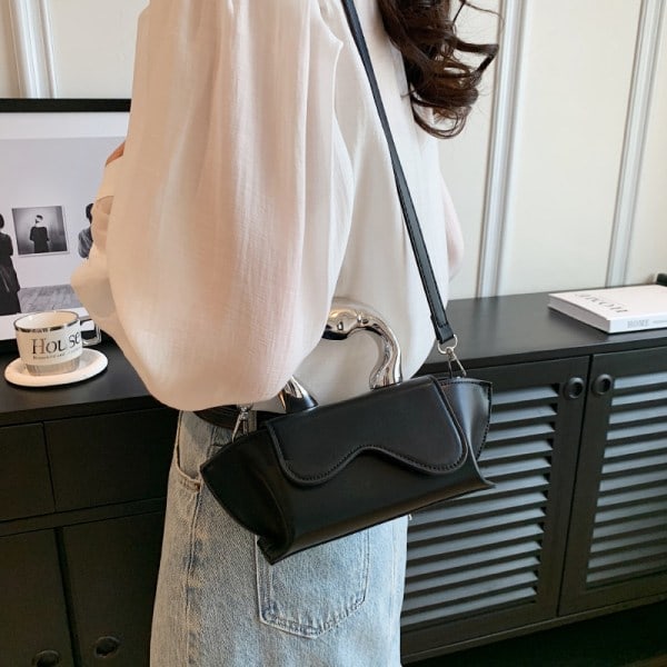 [QD] Tote taske til kvinder Dupes Mini læder Tote Bag Lille personlig Crossbody Håndtasker