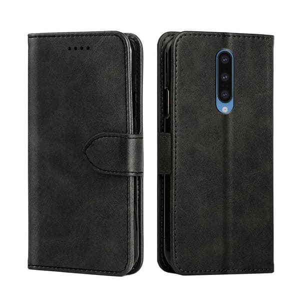 OnePlus 8 Pung Etui Læder Sort