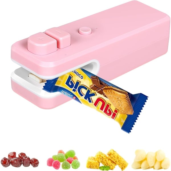 [QD] Mini poseforsegler håndholdt plastposeforsegler varmevakuumforsegler, bærbar matposeforseglingsmaskin