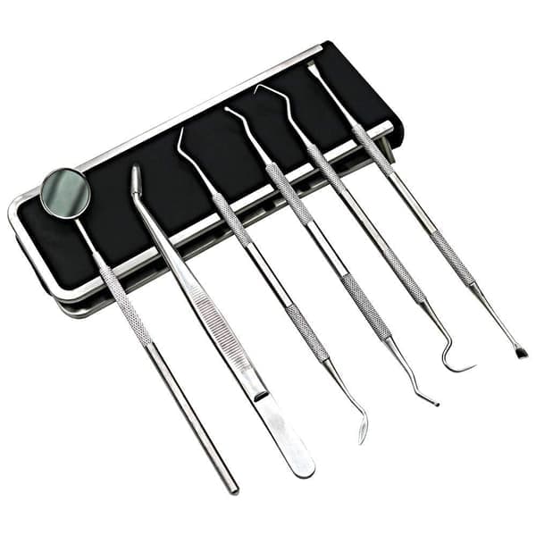 Tandvårdskit med 6 tandinstrument