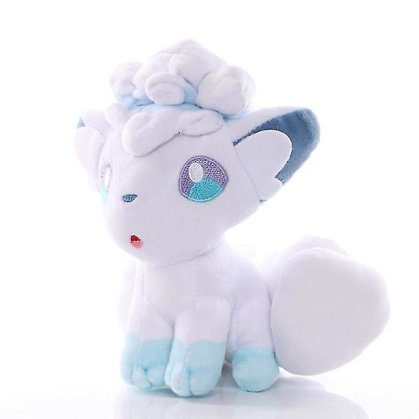 20cm Vulpix Alola Vulpix pehmolelu pehmeä halattava - valkoinen