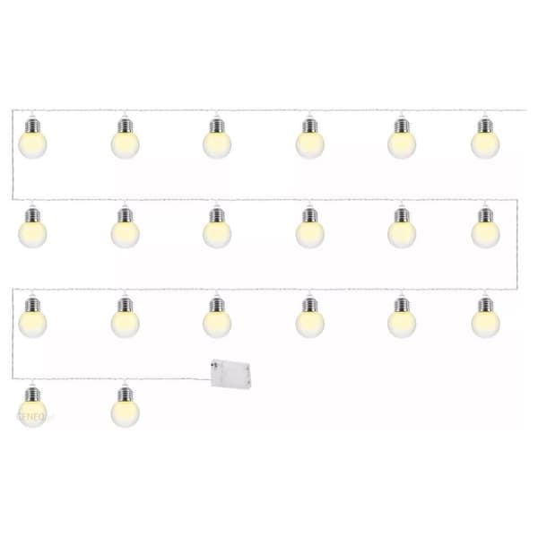 LED-ljusslinga med glödlampor - Batteridriven