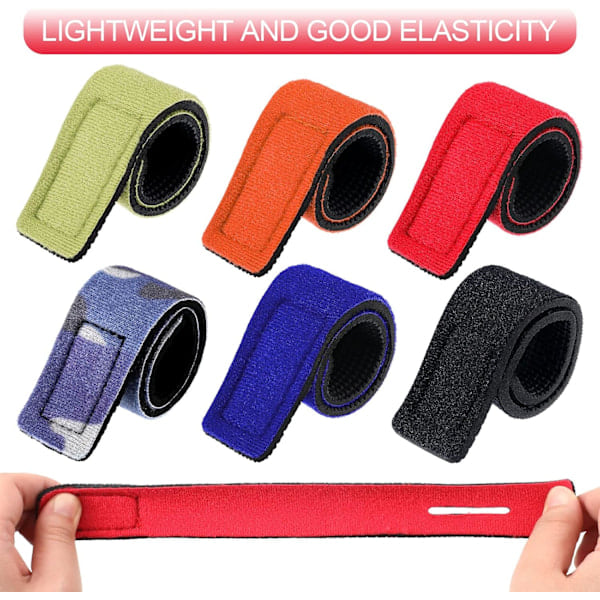 [QD] Fiskestang Wrap Rem Stangbelte Strekkbar Stangholder Elastisk Fiskeutstyr Bånd Støpestang Rem