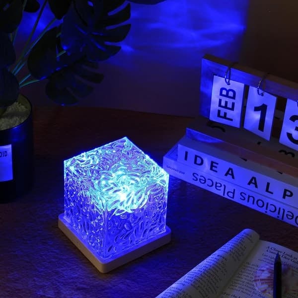 RGB Bordlampe med Fjernbetjening˜QD