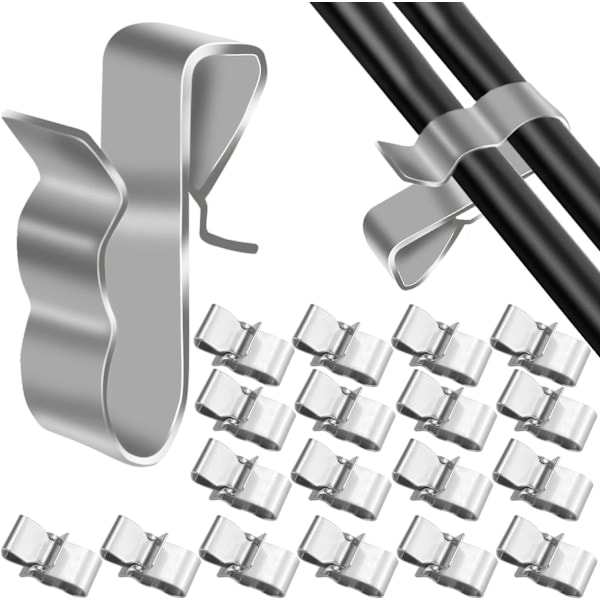 QD-Kabelklemmer i Metall, Trådklemmer for Tilhenger, Rustfritt Stål, S,ZQKLA