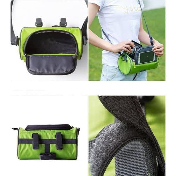 /QD/Cykel taske/taske Styr MTB Vandtæt Bagagebærer Telefon Smartphone Touchscreen Multifunktionel Bagagebærer til cykling Grøn