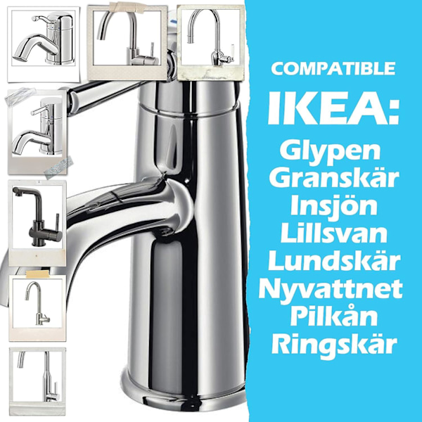 Adapter för kranar M18.5 - M22 för Ikea, Grohe, Neoperl_qudddd