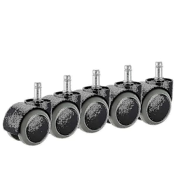 Replacement Office Chair Casters Wheels for IKEA 5-Pack 10mm x 22mm