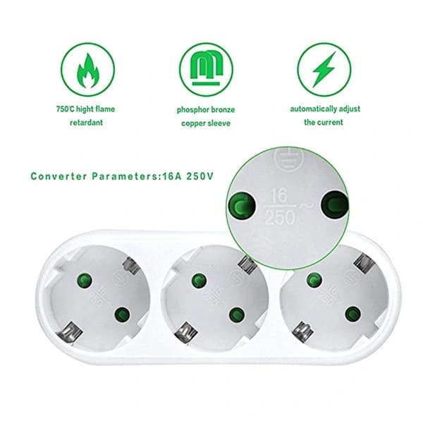 3-vejs stikadapter, 3-vejs multikontaktstik KLB