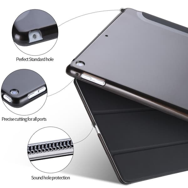 iPad-kotelo iPad Air 1/iPad Air 2/Uusi iPad 9.7\" Musta_qq