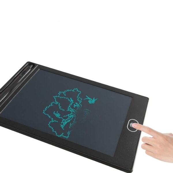 6,5\" LCD digital tegnebrett med penn Svart˜QD