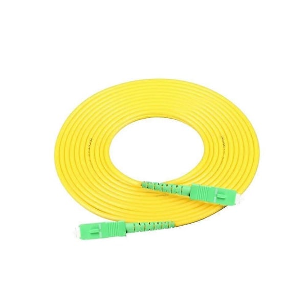 \"QD\" 10 metrin optinen kuitukaapeli Simplex Single Mode SC/APC-SC/APC-G652D