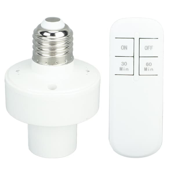 Trådlös fjärrkontroll glödlampssockel för E27 lampbas (220V)