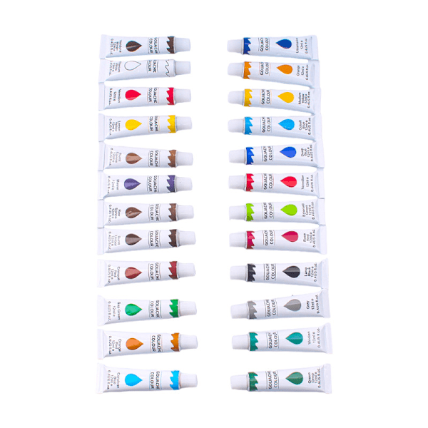 Akrylmaling Sæt 24 stk Farver 12ml_qq