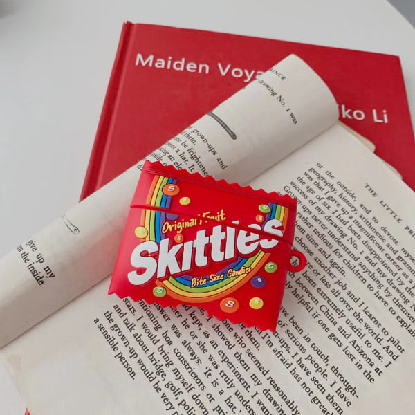 [QD] Søtt etui for Airpods 3. generasjon, 3D SK godteri-design i silikon, beskyttende støtsikkert etui med nøkkelring for Airpods EaREuds