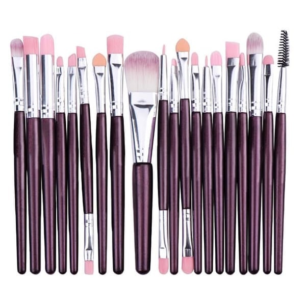20 kpl Luomivärisivellin Smokey-Eye Sivellinsetti - Lilla_qq