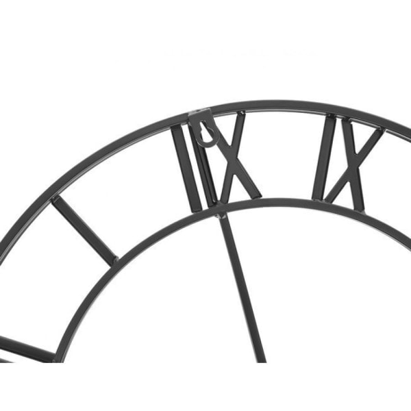[QD]TG Veggklokke Retro - Svart