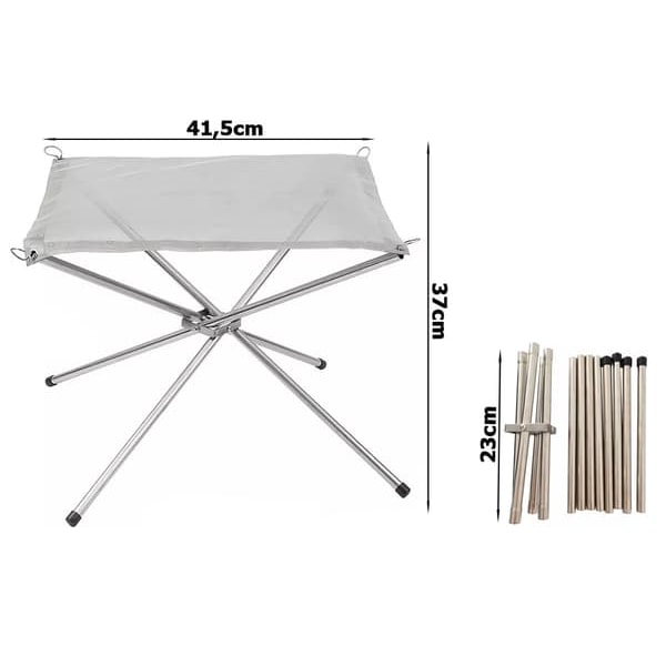 Portable Fire Pit - Collapsible Fire Net