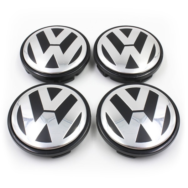 Centerkapsler VW10 56MM til Volkswagen Bil Dæk 4-pak 60
