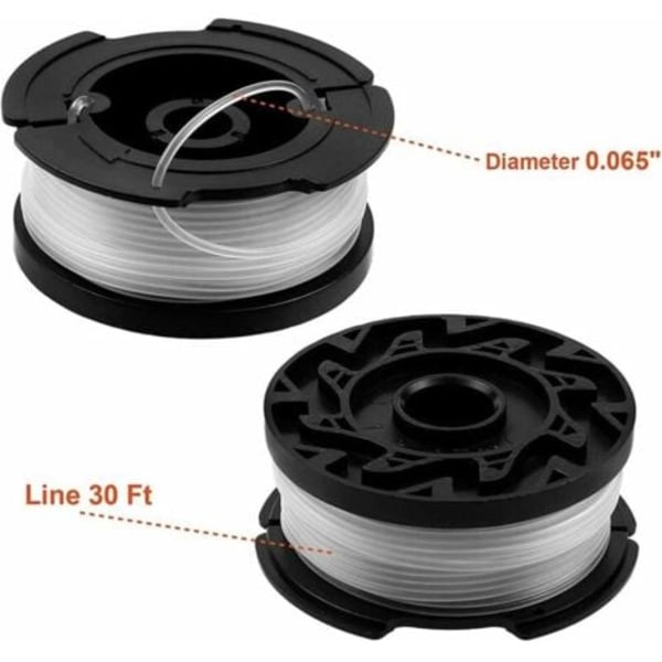 QU/Ulisem 6 kpl A6481 A6485 -puolat Black & Decker -ruohonleikkureihin
