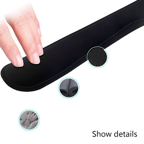 QD-Tangentbords handledsstöd Musmatta Mus handledsstöd. Tangentbordsmatta Handledsstöd