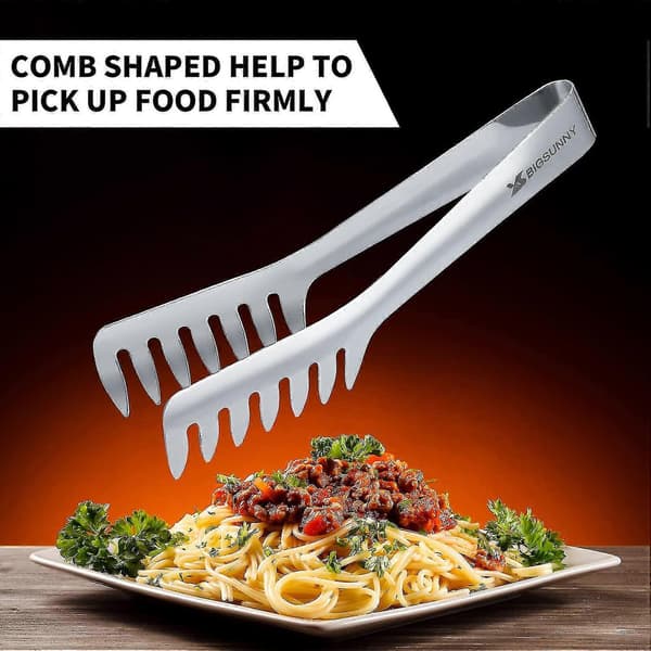 2-pakning pastaserver, matlagingsklype i rustfritt stål, spaghettiserver - XINGX