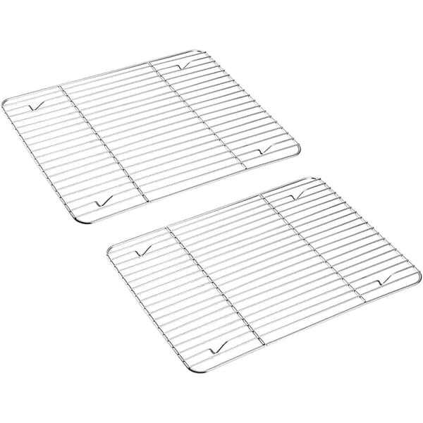 2-pak grillriste, køleriste, rektangulær kagerist, 40*30 cm