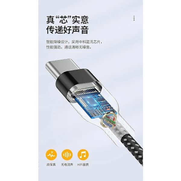 USB C Hovedtelefonadapter USB C til Aux Adapter USB Lydinterface Tilbehør