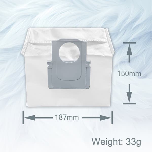 Pölynimuripussit Roborock S8+/Q5+/G10S/Pro/T8/Q7+ 4 kpl_qq