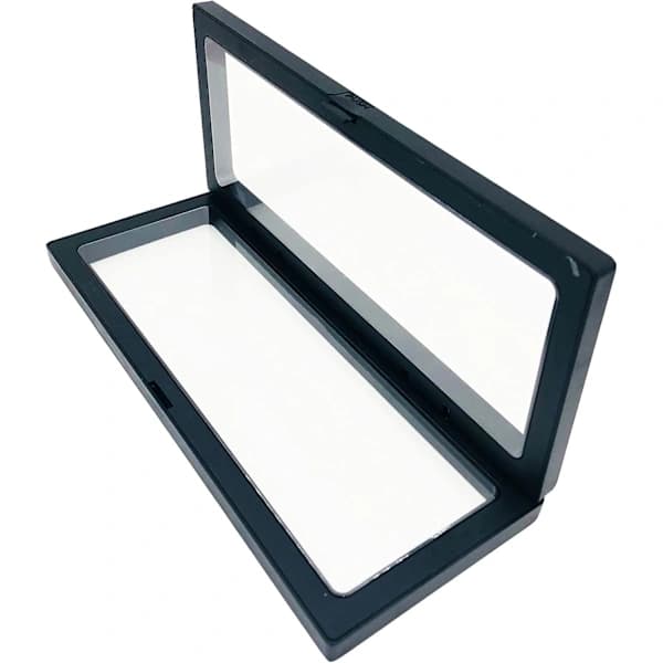 6 stk. 3D Flydende Monter, Smykkeorganisator til Displayboks, til Smykkevisning (Sort)