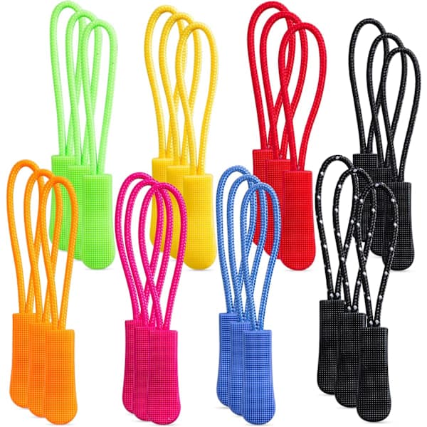 40 Pieces Zipper Pulls Zipper Extenders for Clothes Backpacks