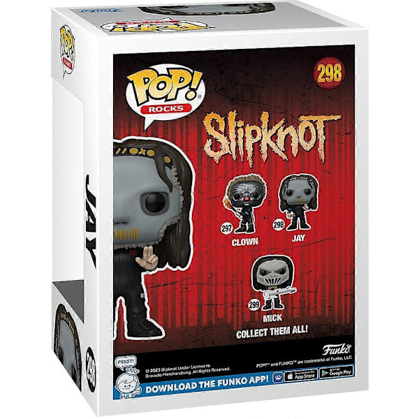 Slipknot - FUNKO POP! ROCKS: Slipknot - Jay W  [SAMLARFIGURER] Vinylfigur USA-import