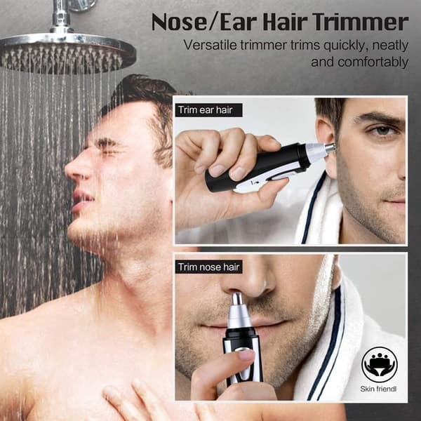 Gemei Næse- & Øre-trimmer - 3-i-1 GM-3107_qq