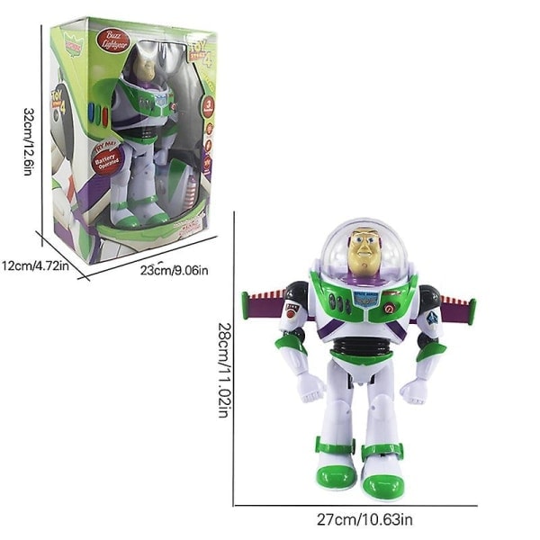 Buzz Lightyear Toimintahahmo Interaktiivinen Puhuva Disney-elokuvan hahmo*QN