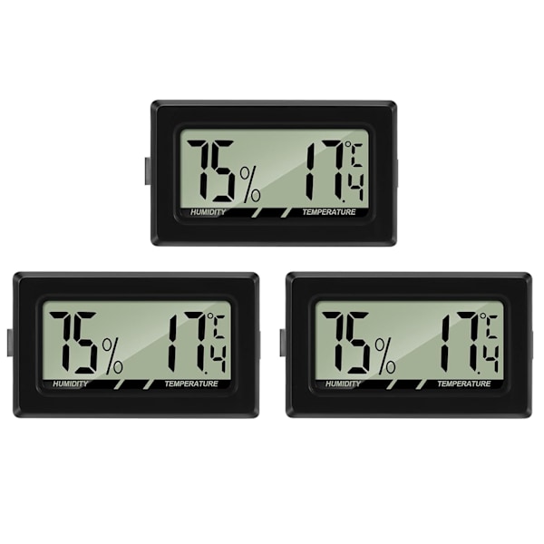 Digitalt termometer og hygrometer til drivhus[qu)