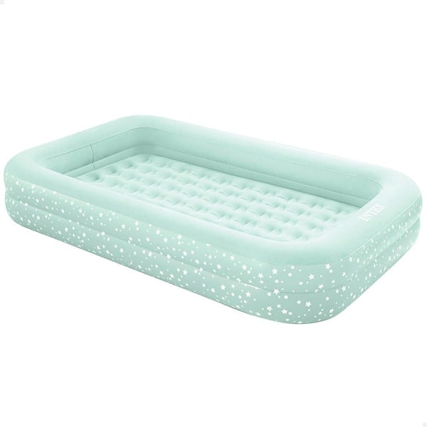 QU*Intex 66810NP Kidz Ilmatäytteinen Vauvansänky, Vihreä, 3-6 Vuotta, 168 x 107 x 25 cm